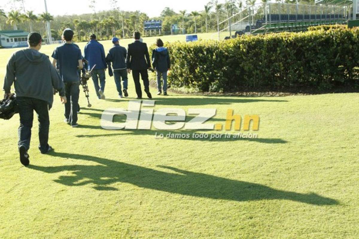 Copán Álvarez de cumpleaños y Cristiano visitando a la Selección de Honduras