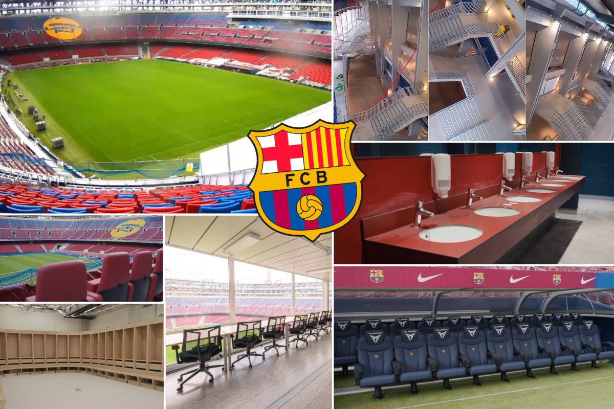 Imágenes inéditas: Barcelona revela que así está quedando el nuevo Camp Nou y la fecha de su apertura se acerca