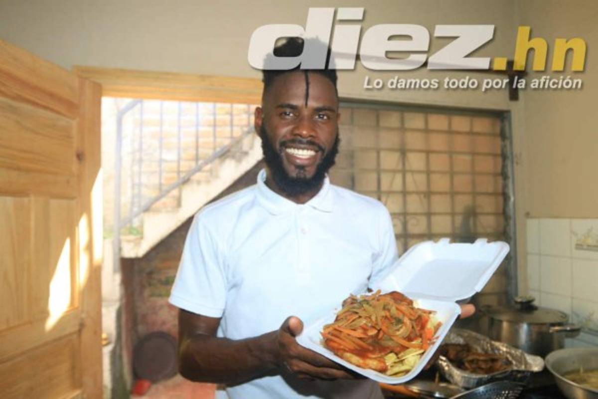 Así es el humilde local de comida de Rudy Williams, al que van jugadores de Olimpia y Motagua