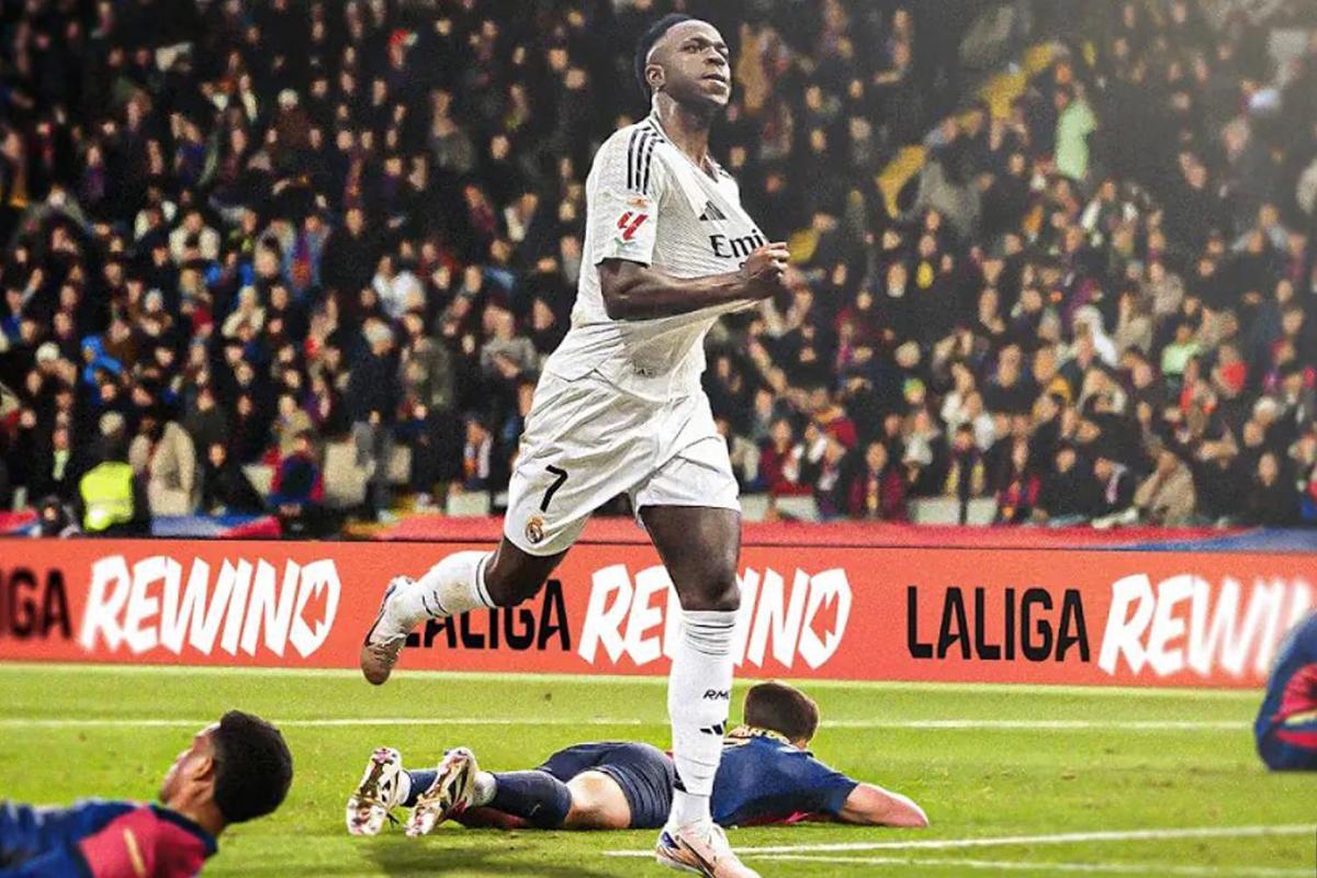 La polémica imagen de LaLiga sobre Vinicius que enfureció al Barcelona y Atlético: ¡tuvieron que borrarla!
