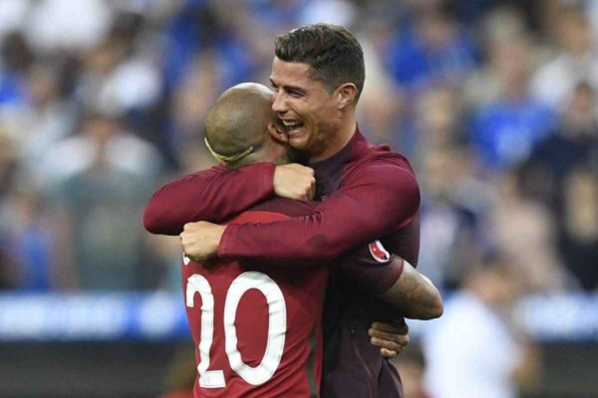 Así celebró Cristiano Ronaldo su primer título con la selección de Portugal al ganar la Eurocopa