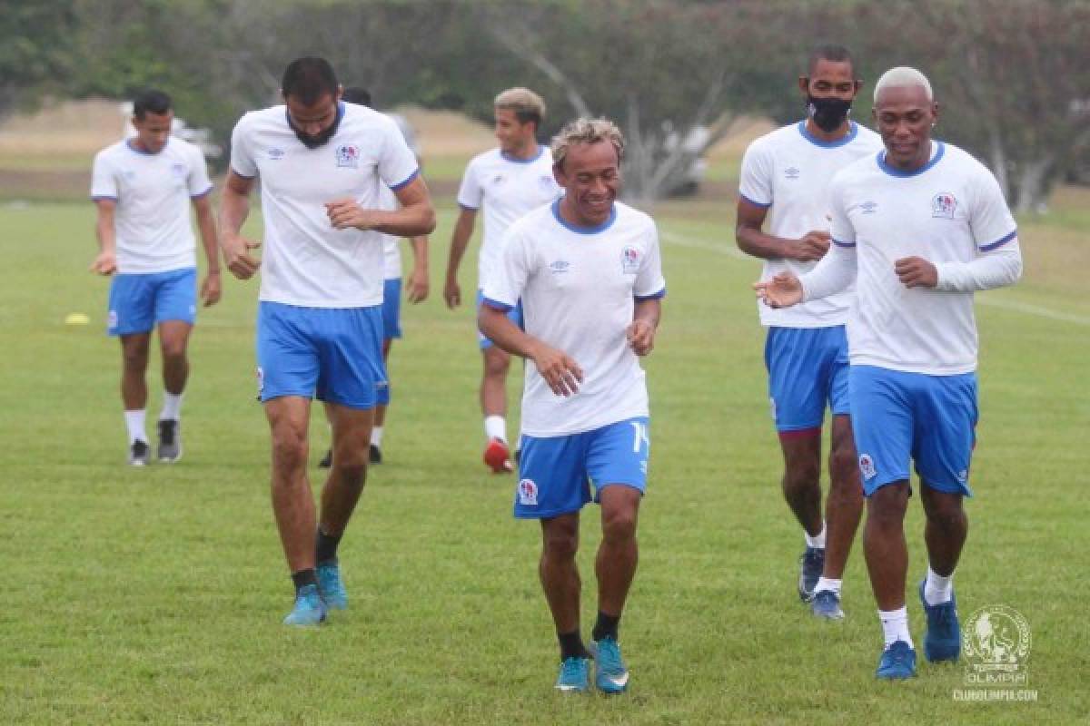 Un día más de trabajo: La alegría de Portillo en los intensos trabajos de Olimpia previo a Marathón