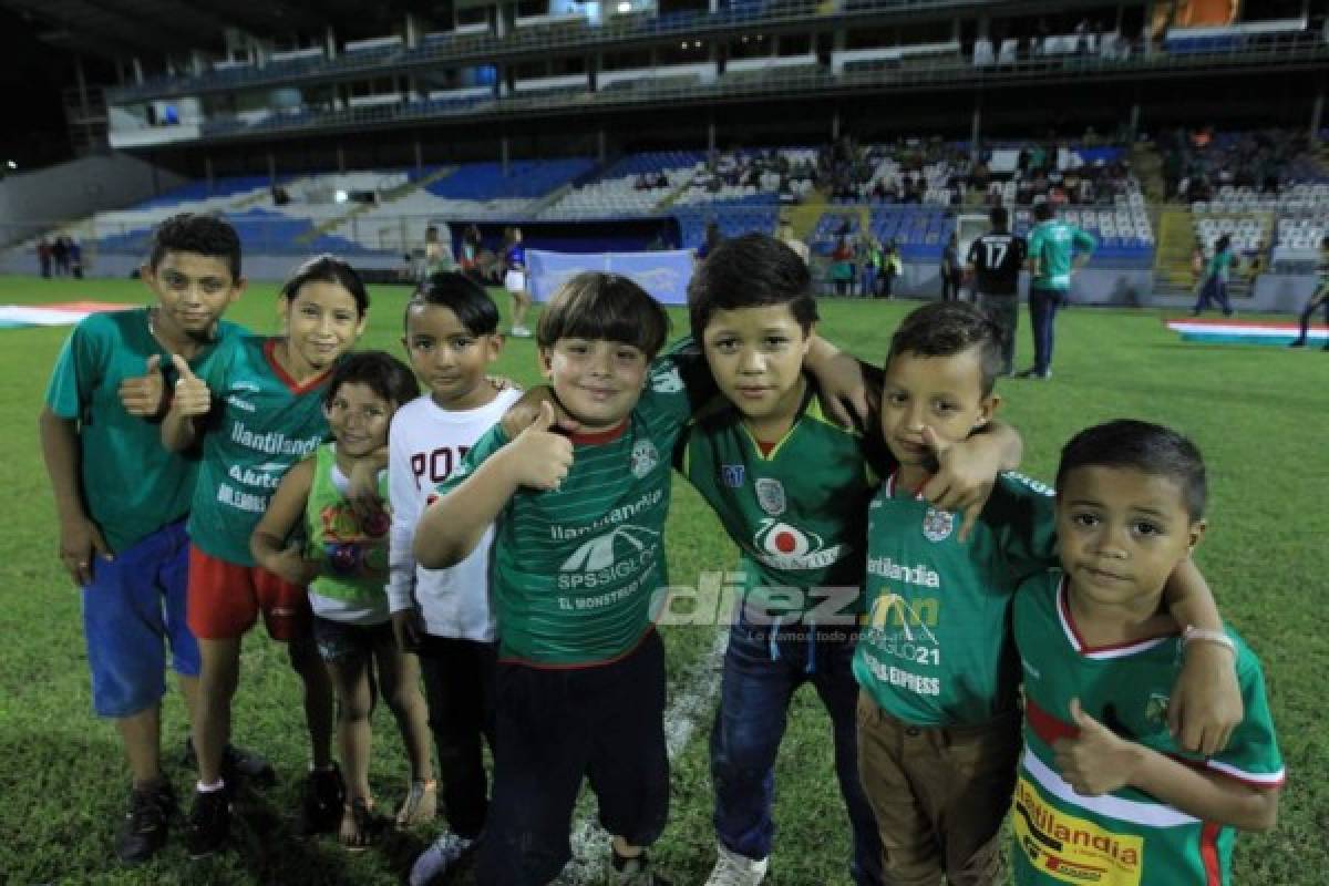 La furia de Denovan, la mascota de UPNFM y el ambientazo de la hinchada de Marathón