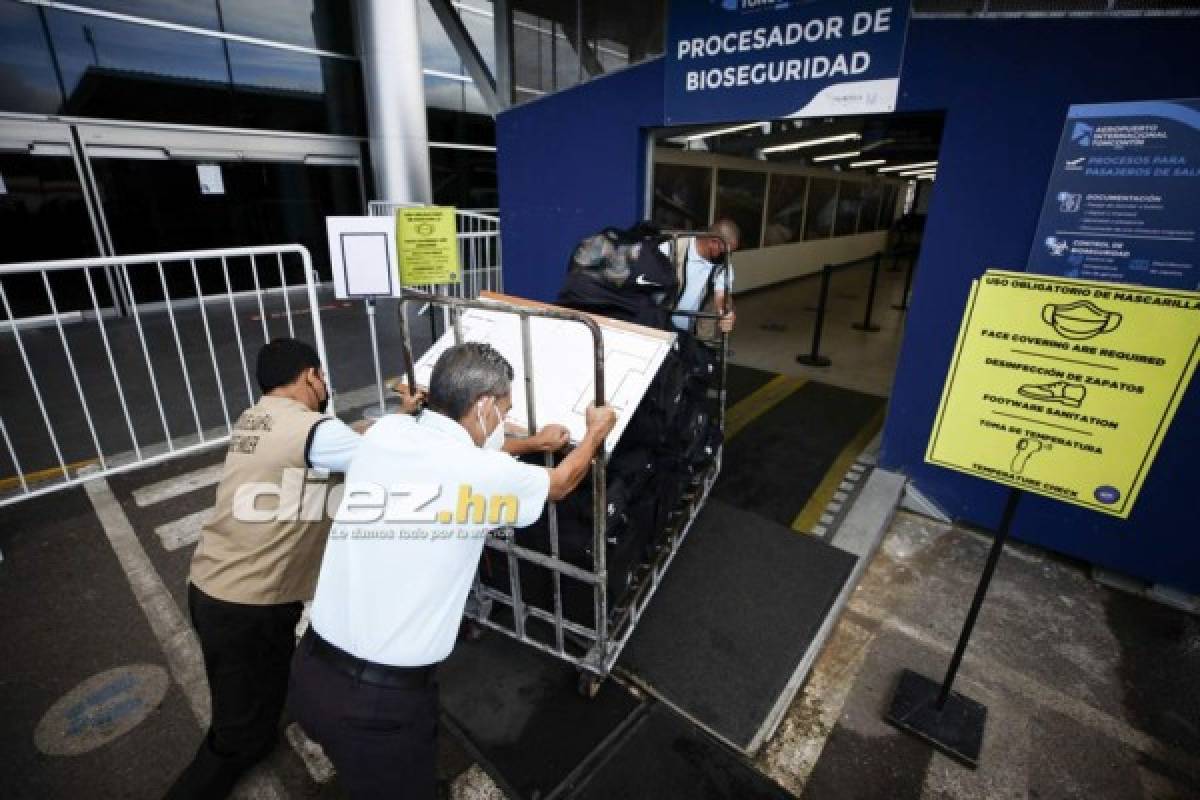 ¡Con las maletas llenas de ilusión! Las postales del viaje del Olimpia a Costa Rica para enfrentar a Alajuelense