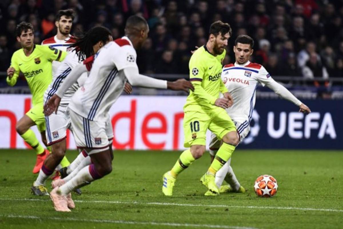 Lyon y Barcelona empatan 0-0 y lo dejan todo para la vuelta en el Camp Nou