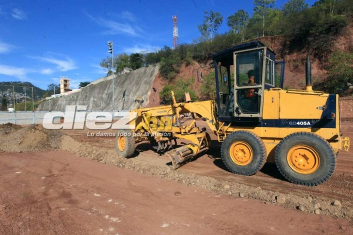 En fotos: El mini estadio que Fenafuth está construyendo en Tegucigalpa