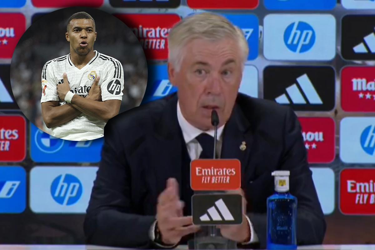 Ancelotti ensalza a Mbappé y defiende a otro de sus jugadores: “Él es fundamental para tener la portería a cero”