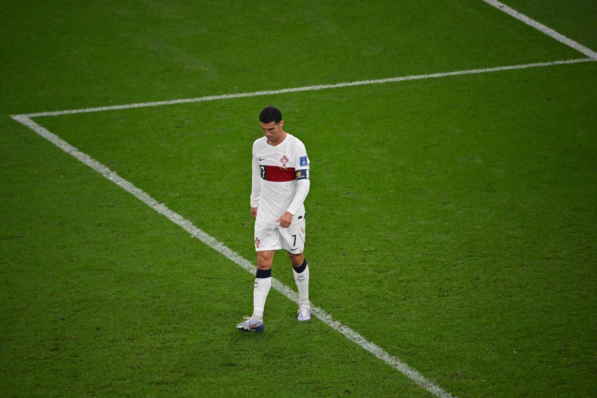 Lágrimas en su último Mundial: Las desgarradoras imágenes de Cristiano Ronaldo tras ser eliminado en Qatar 2022