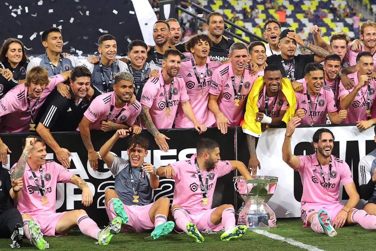 No se vio en TV: Messi campeón y el doblete de títulos, Inter Miami se rinde a Leo, locura de Beckham y la felicidad de David Ruiz