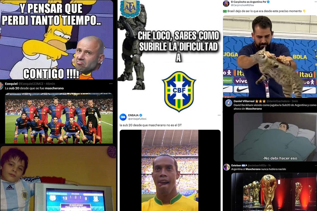 Los memes que dejó la paliza de Argentina ante Brasil en el Sudamericano: ¡Mascherano fue una de las víctimas!