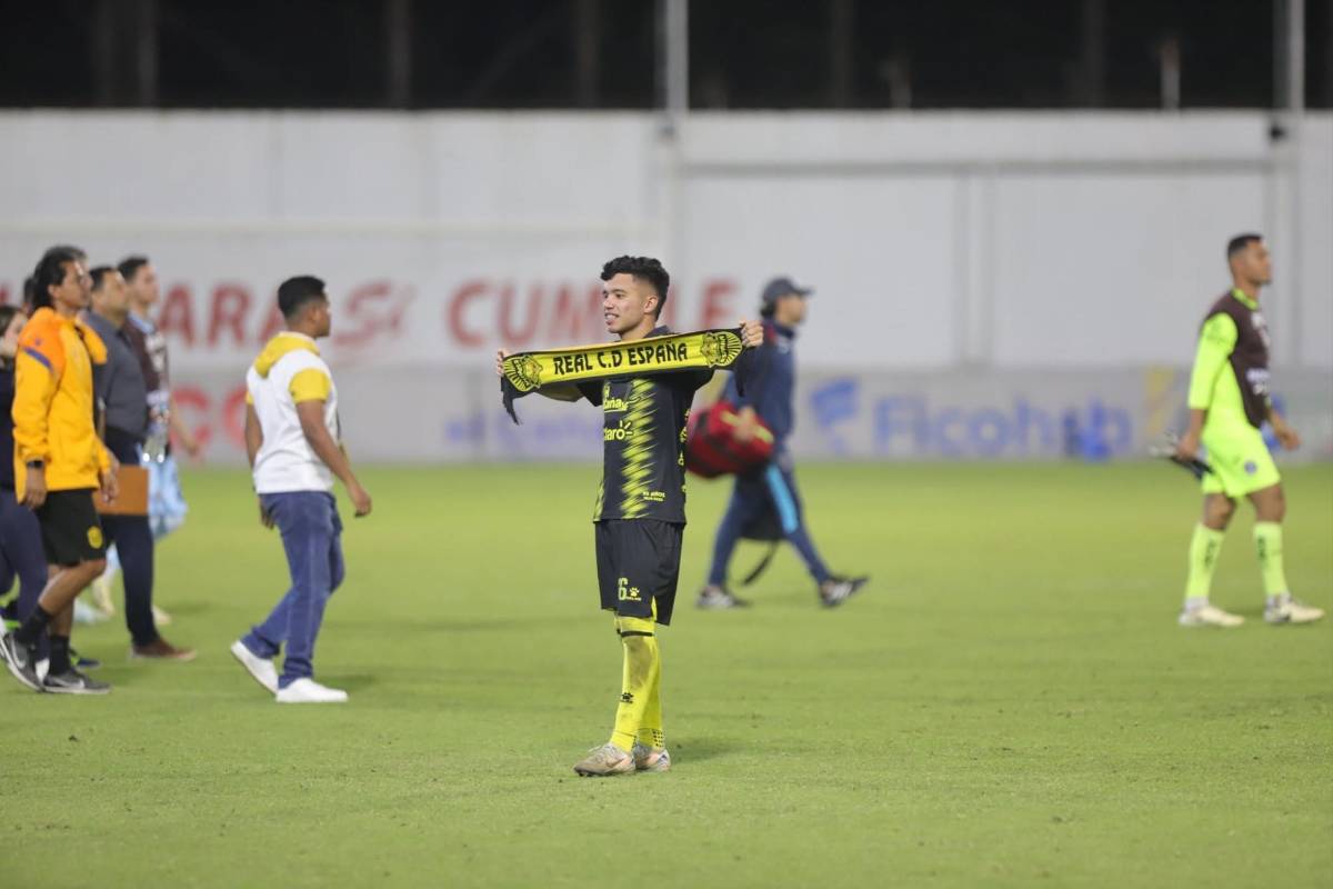 Felicidad pura en Real España, Yeison Moreno se gana el corazón de la afición y Motagua se fue cabizbajo