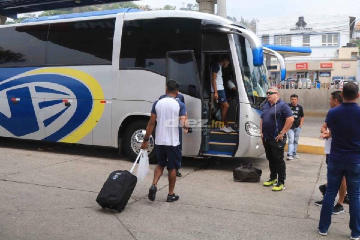 En fotos: La seguridad extrema para Motagua en San Pedro Sula