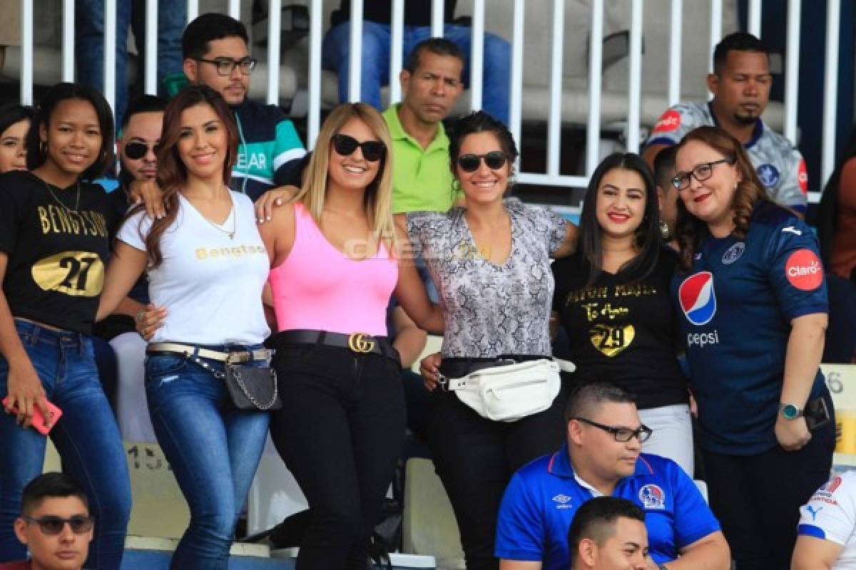 ¡Qué linda final! Las chicas que se robaron las miradas previo al Motagua-Olimpia