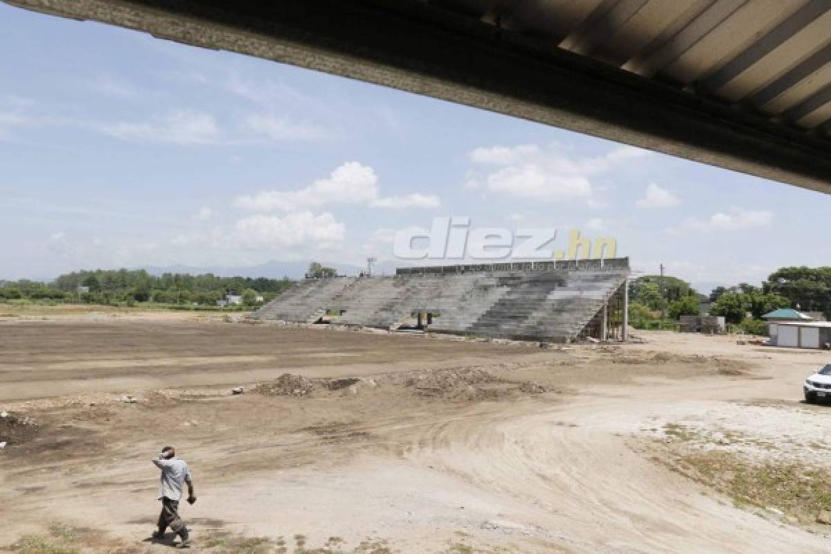 ¡Una joya! Así avanzan los trabajos del estadio del Parrillas One