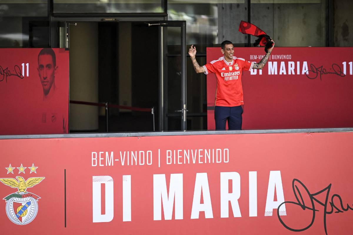 ¡Como campeón del mundo! Locura total en Lisboa por la presentación de Di María con el Benfica: “Elegí con el corazón”