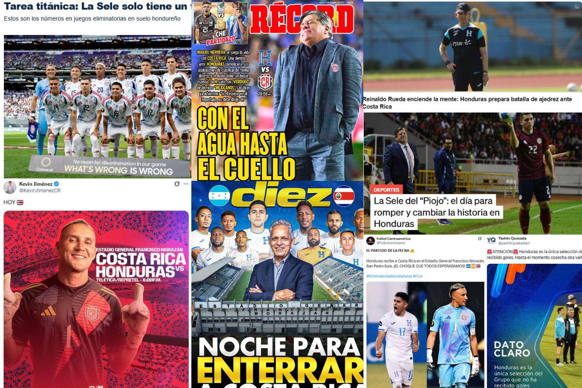 Lo que dicen en Costa Rica previo a la batalla: Día para romper y cambiar la historia en Honduras; el verdugo de técnicos mexicanos