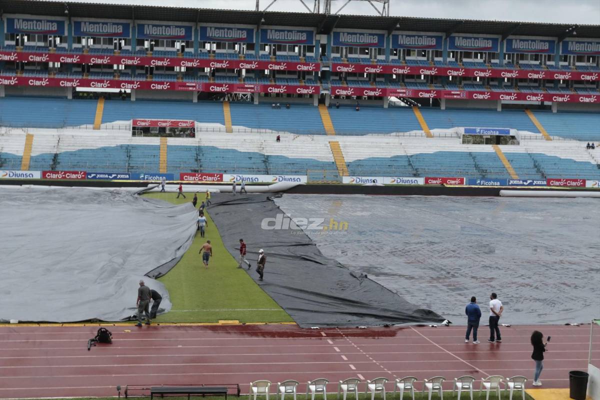 Lluvia, lona, poco público y la llegada de Alphonso Davies: Así se vive el Honduras vs Canadá de la Liga de Naciones