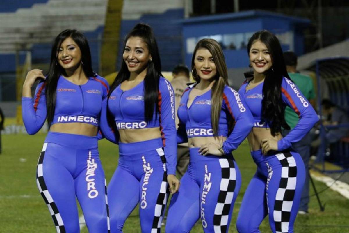 ¡Mamitas! Las explosivas chicas que embellecen los estadios de Honduras