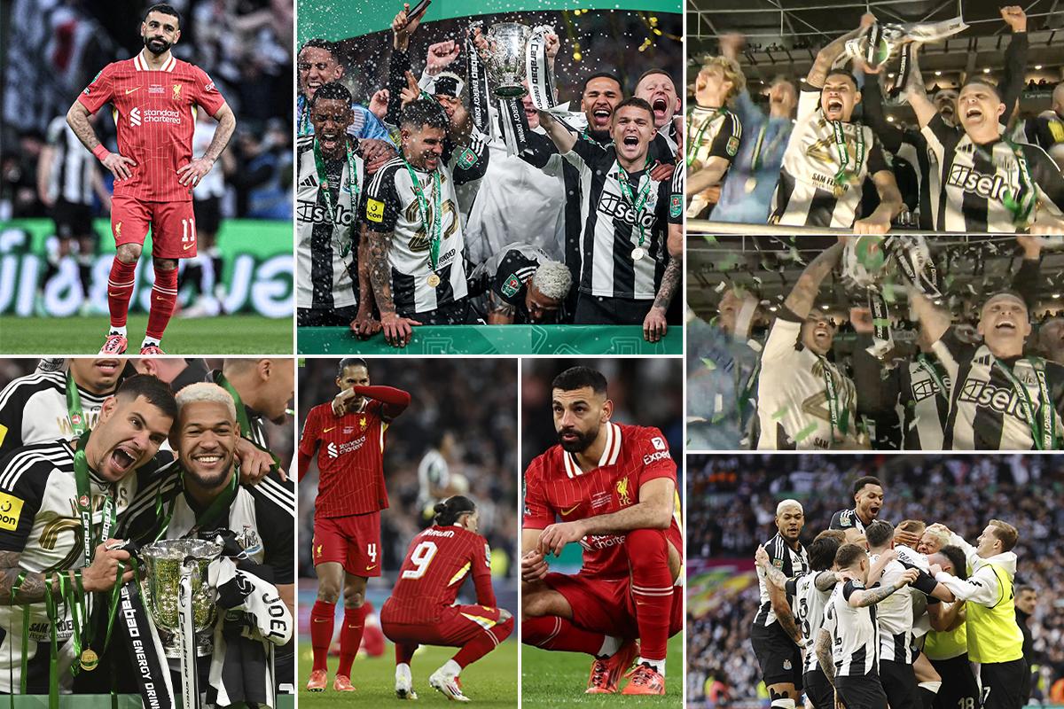 Así se festeja un título después de 70 años: los héroes del Newcastle y jugadores del Liverpool destrozados