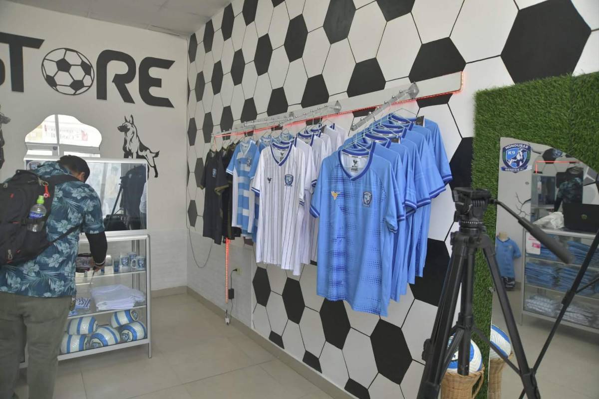 El Génesis FC, un club que se está modernizando y cuenta con una tienda completa