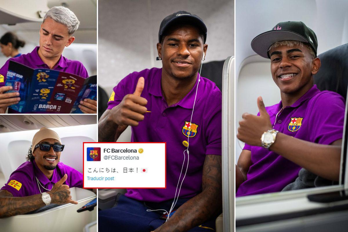 Barcelona ya está en Japón para la pretemporada: Rashford eligió a su primer compañero de viaje