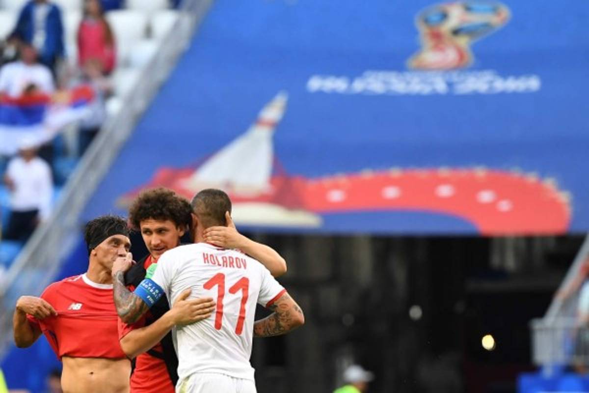 No se vio: Piden camisa a Keylor Navas y bronca entre jugadores de Costa Rica y Serbia