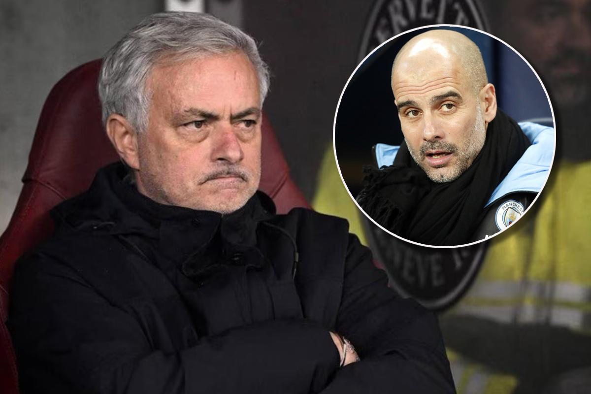 Mourinho critica a sus jugadores de la Roma y se comparó con Guardiola: “Si él no está contento, les da una patada y elige a otro”