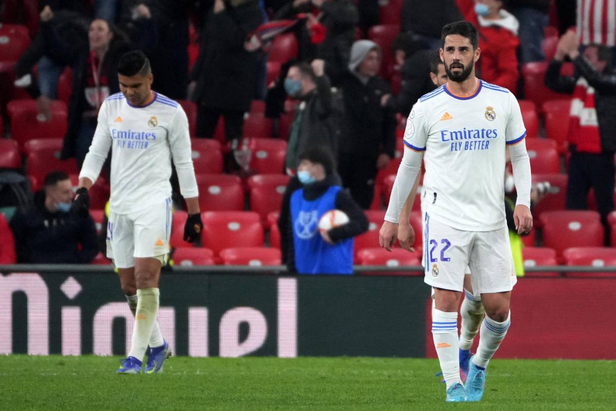 No se vio en TV: Los rostros de tristeza en el Real Madrid y el feo gesto de los aficionados del Athletic Bilbao