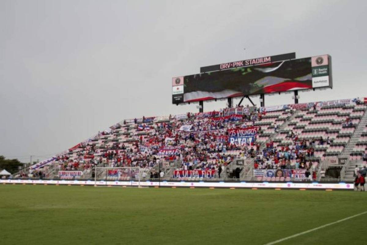 Afición del Olimpia conquista Fort Lauderdale en Florida en duelo ante Pachuca por la Copa Rematch