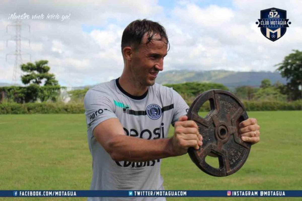 Con nuevos looks, algunos en gran estado físico; Motagua trabaja a todo vapor en su pretemporada