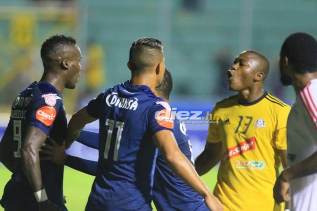 NO VISTE EN TV: La bronca entre jugadores de Motagua y Portmore United