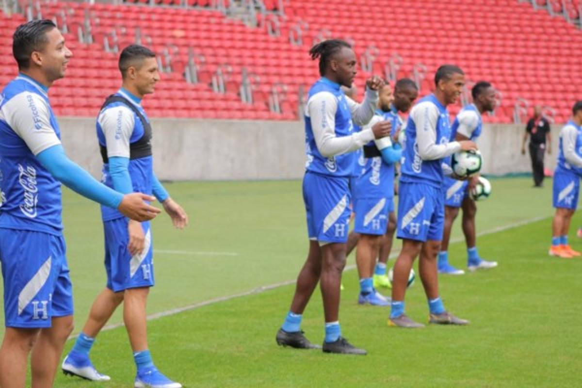 FOTOS: El entreno de Honduras en el Beira-Río previo al juego ante Brasil