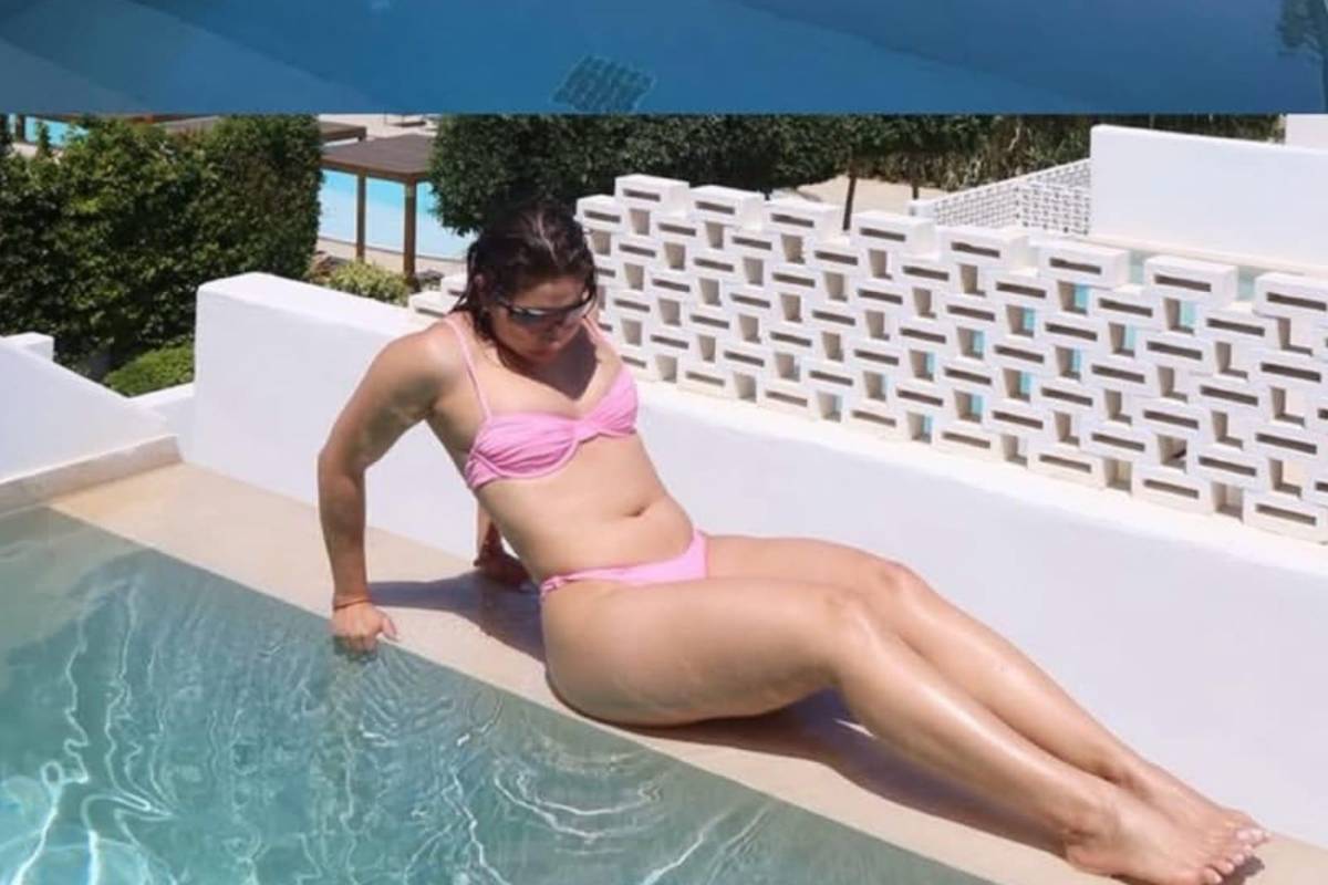 La bella esposa de Luis Palma enciende las redes en sus vacaciones en Grecia