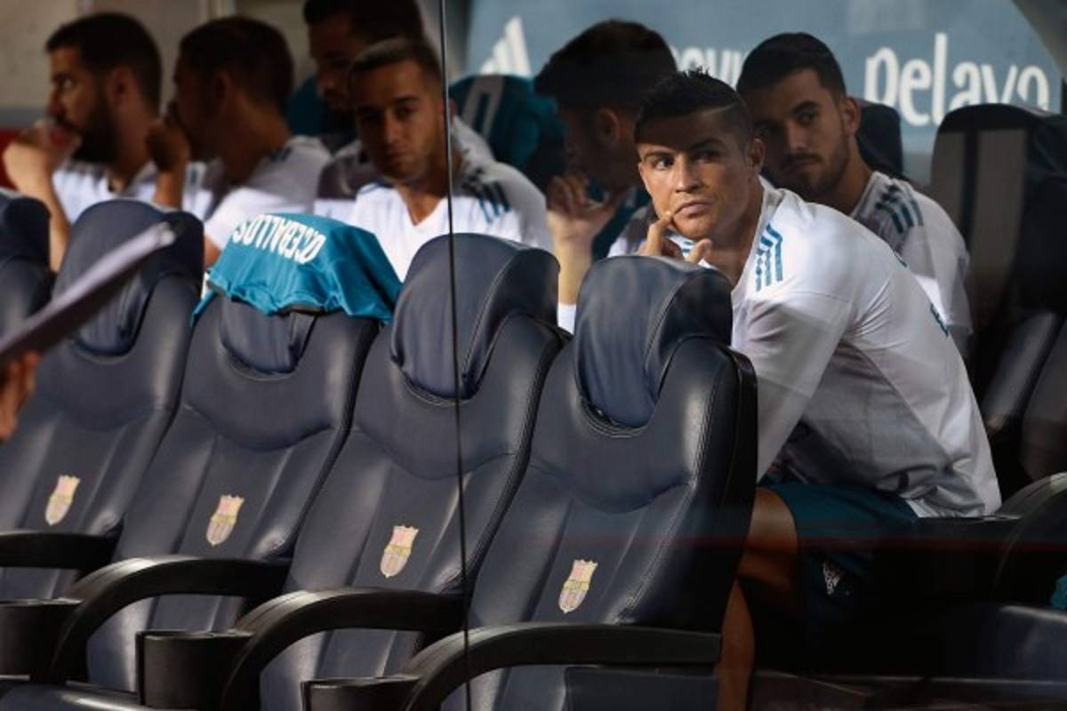 NO SE VIO EN TV: Polémica celebración de Cristiano imitando a Messi