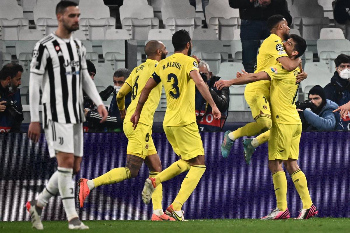 ¡Humillación en Turín! Villarreal sorprende y masacra a la Juventus en los octavos de final de la Champions League