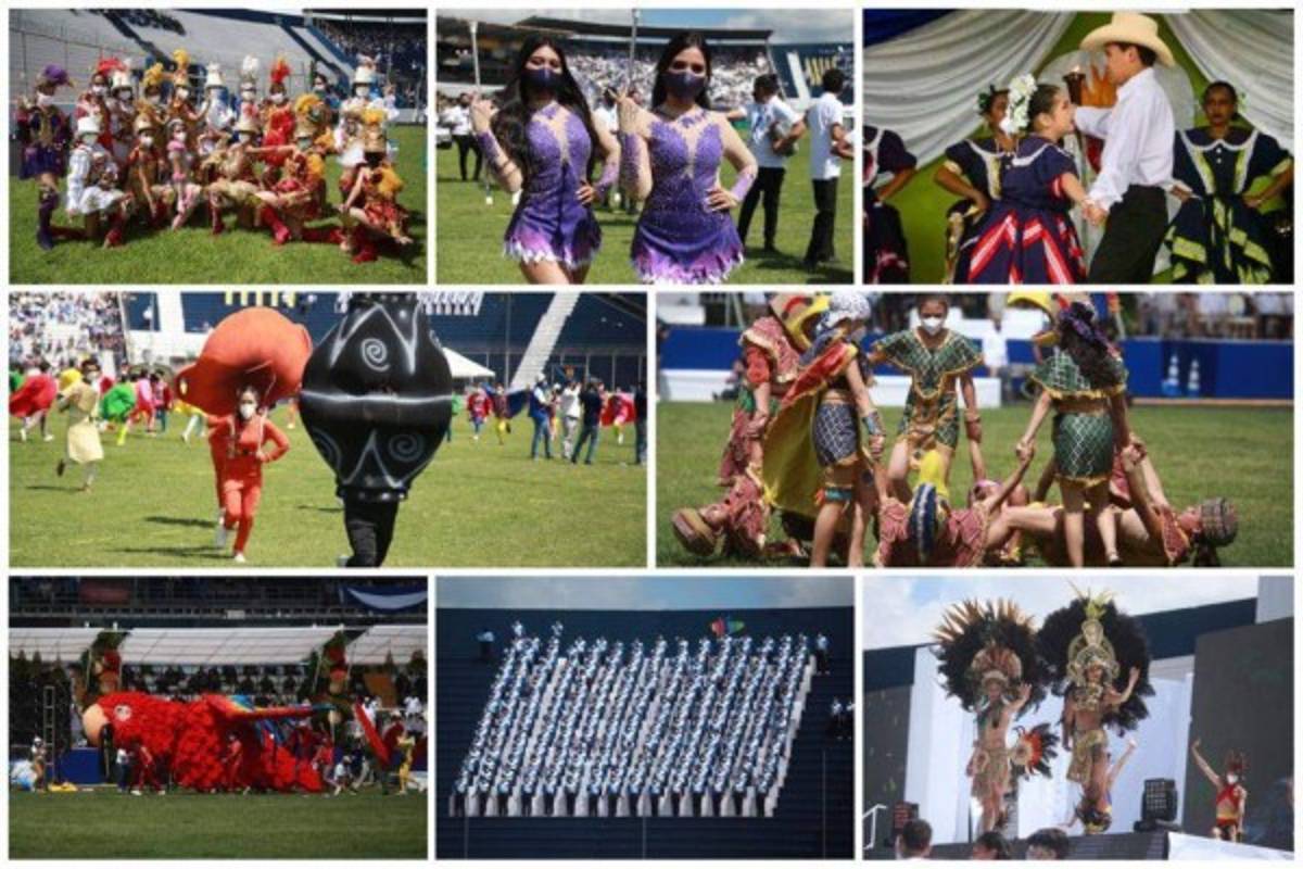 Fotos del día: Derroche de belleza con palillonas, la guacamaya gigante y todo el ambiente en el estadio Nacional