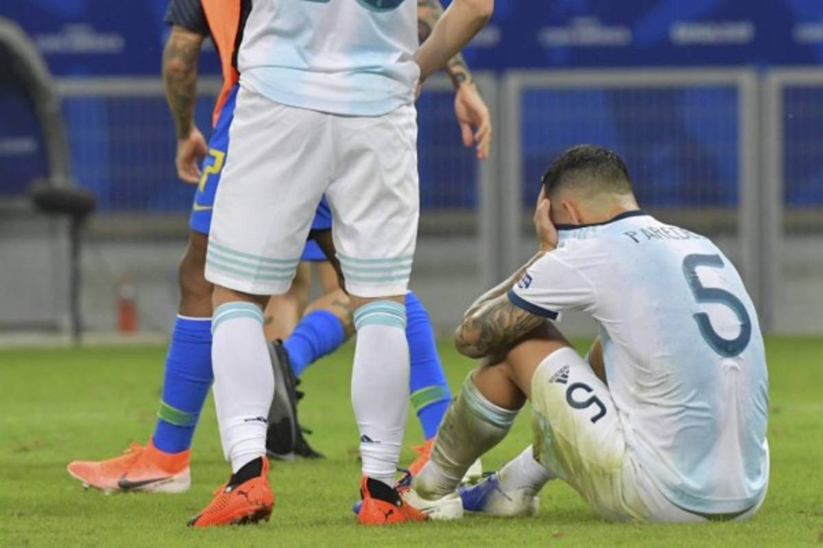 Dramático: Las dolorosas imágenes de Messi y jugadores de Argentina tras ser eliminados por Brasil en Copa América