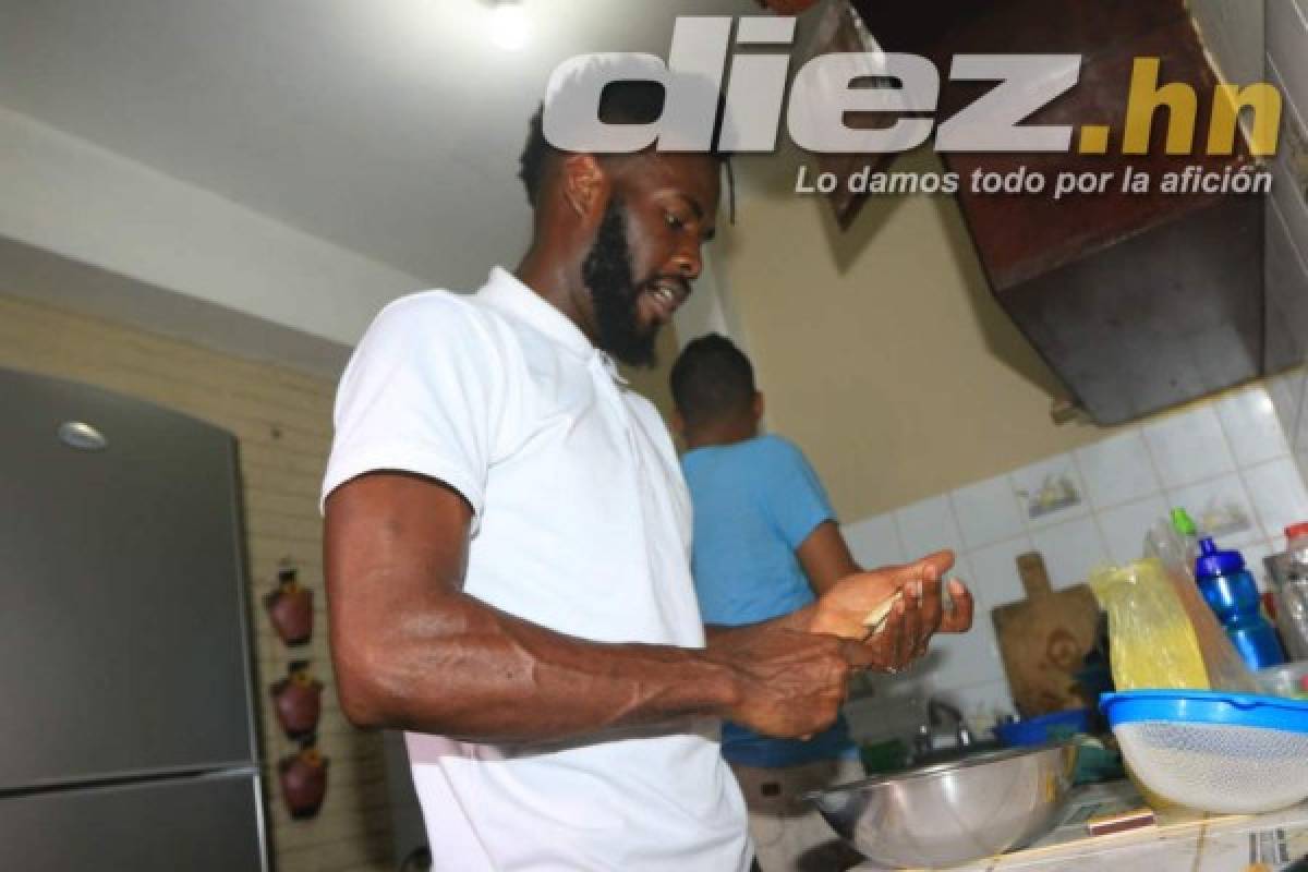 Así es el humilde local de comida de Rudy Williams, al que van jugadores de Olimpia y Motagua