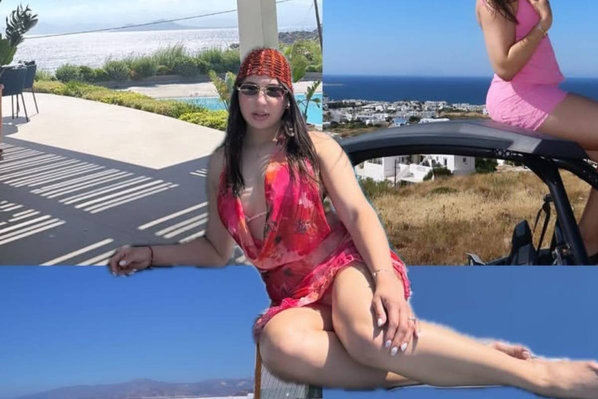 La bella esposa de Luis Palma enciende las redes en sus vacaciones en Grecia