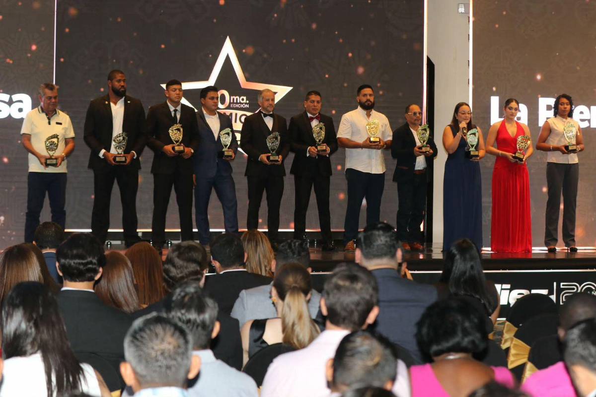 Premios Diez fue una locura: estos son los atletas hondureños que ganaron en la categoría 10 de DIEZ