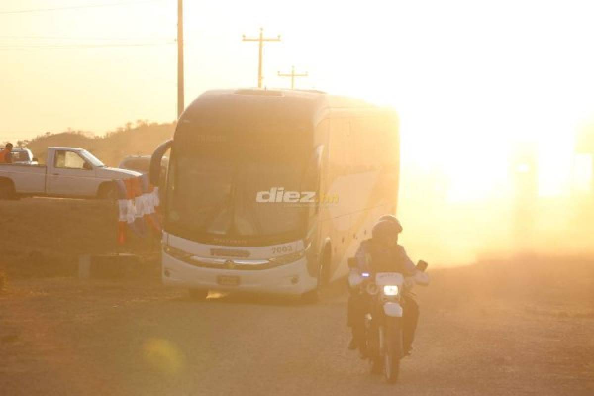 Incertidumbre y solo seis policías en Choluteca para el UPNFM-Olimpia