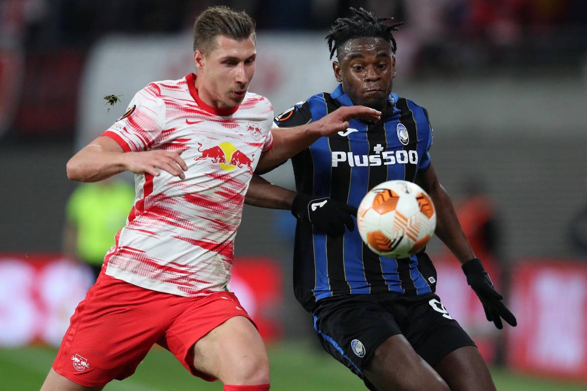 Leipzig y Atalanta empatan en un atractivo partido de los cuartos de final de la Europa League