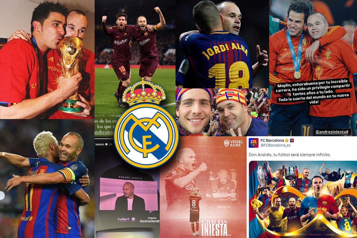 Messi envía emocionante mensaje para Iniesta por su retiro y Real Madrid sorprende: “La pelota te va a extrañar...”