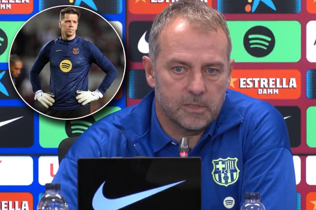¿Cambio de portero? La tajante respuesta de Hansi Flick sobre darle minutos a Szczeny y explica el bajón del Barcelona
