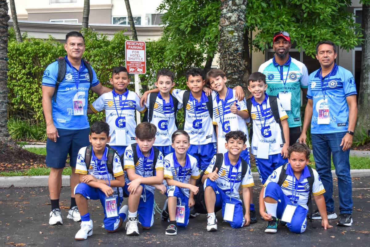Debut con triunfos: Academia de Fútbol Chamaco Guifarro representa a Honduras en la Miami Cup 2024