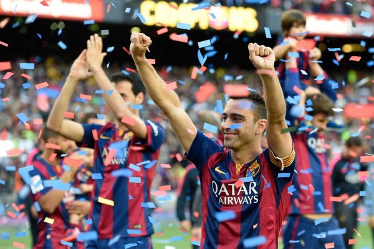 La despedida de Xavi Hernández del Camp Nou