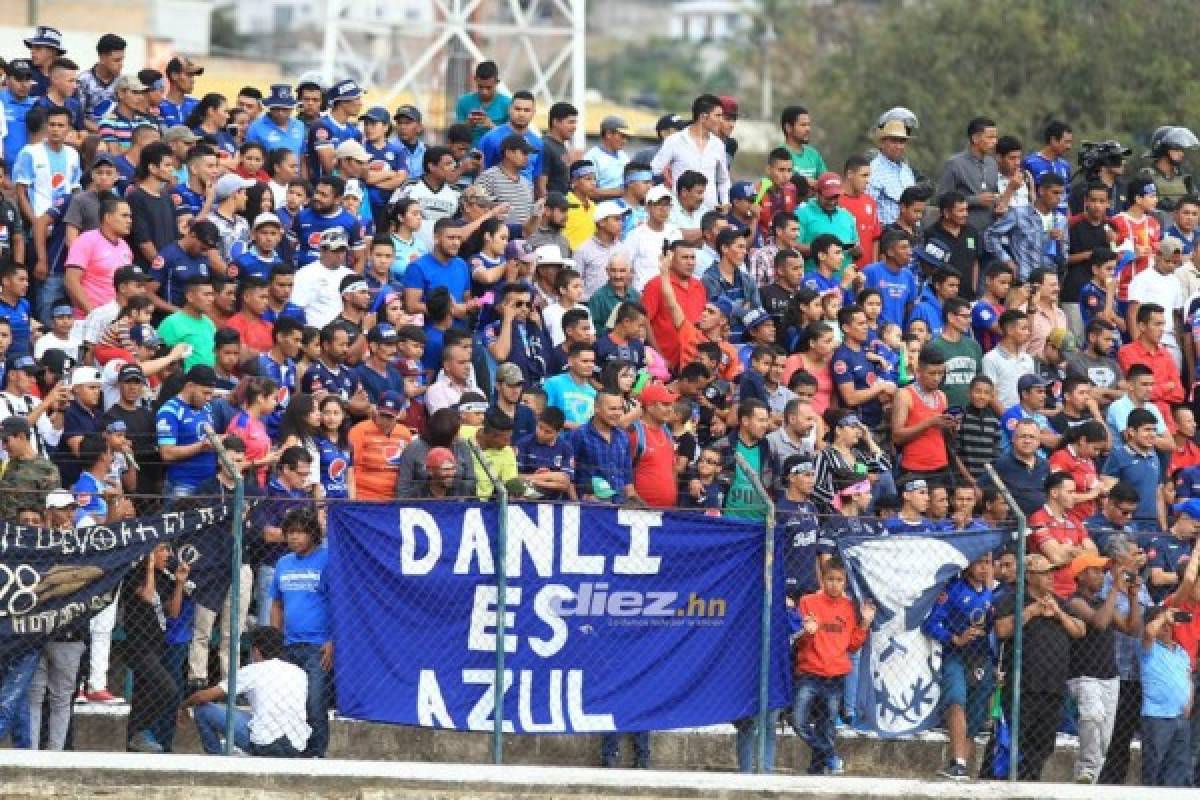 Danlí se vuelve a pintar de azul previo al juego Real de Minas-Motagua