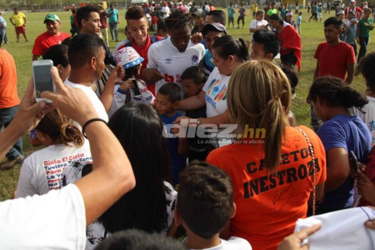 NO SE VIO EN TV: Olimpia causa locura en Jesús de Otoro; Costly y Bengtson asediados