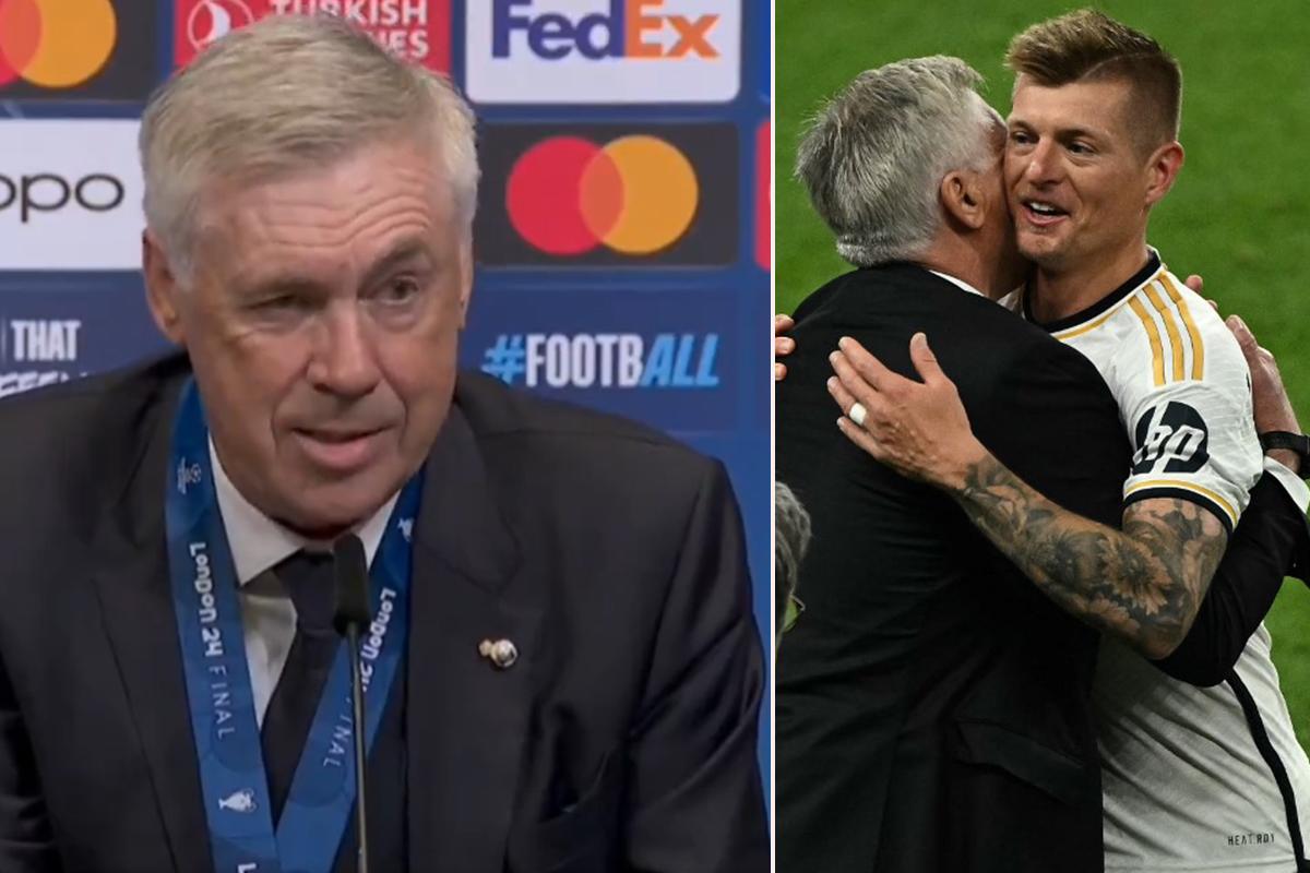 Ancelotti revela qué le dijo a Kroos tras ganar la Champions en su último partido con Real Madrid: “Si cambias de idea...”