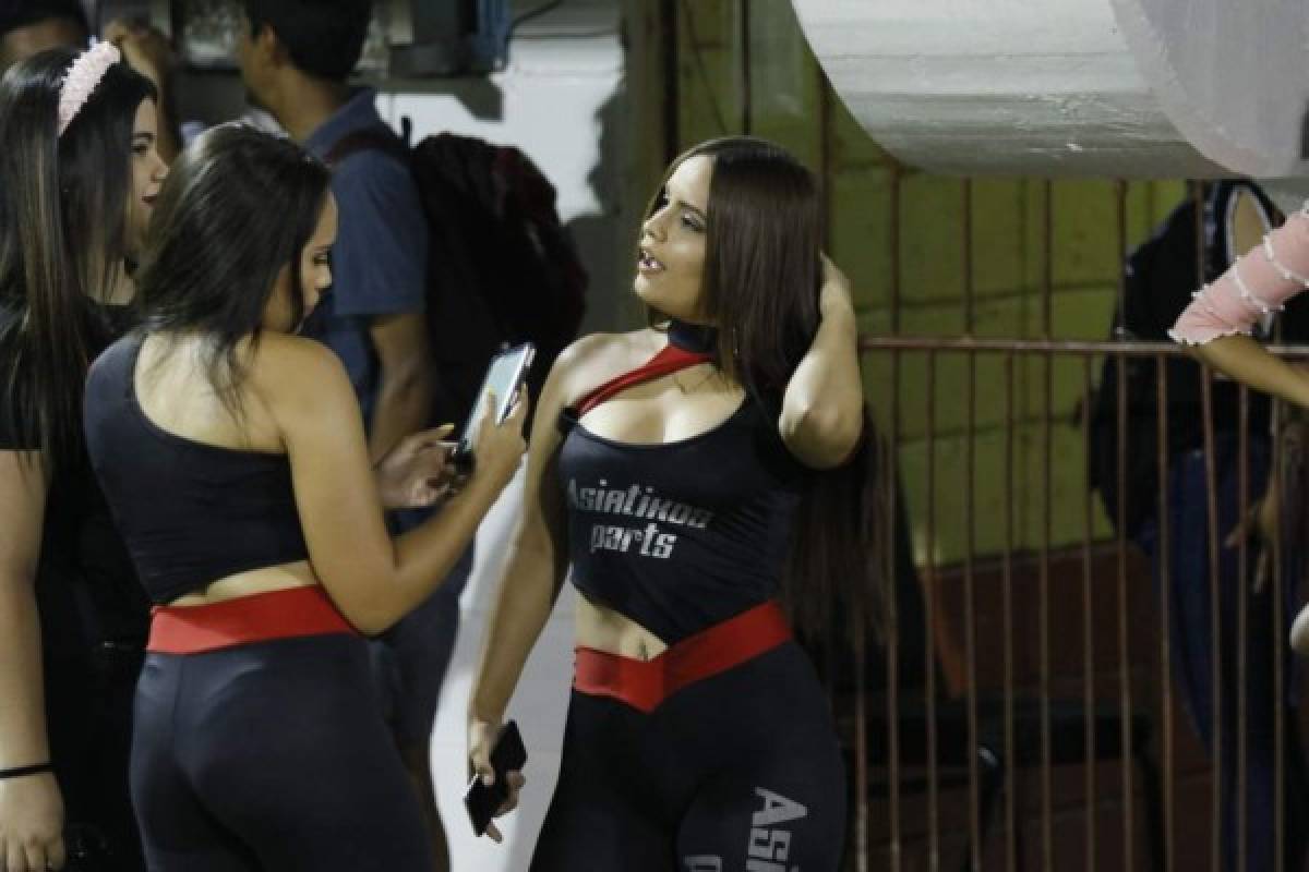 ¡Unas bellezas! Las chicas que enamoraron en el Morazán y Excélsior por Liga Nacional